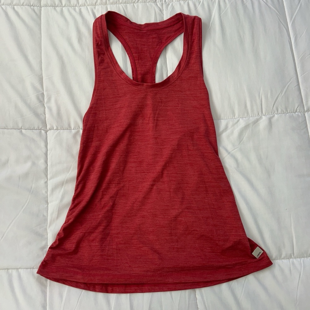 Vuori Women's Red Tank Top